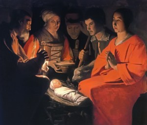 Adoration of the Shepherds by Georges de la Tour c. 1644
